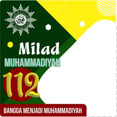 4. Twibbon Milad Muhammadiyah Tahun 2021
