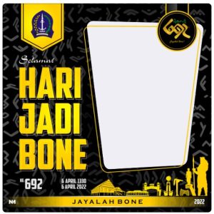 Twibbon Hari Jadi Bone 2022 3