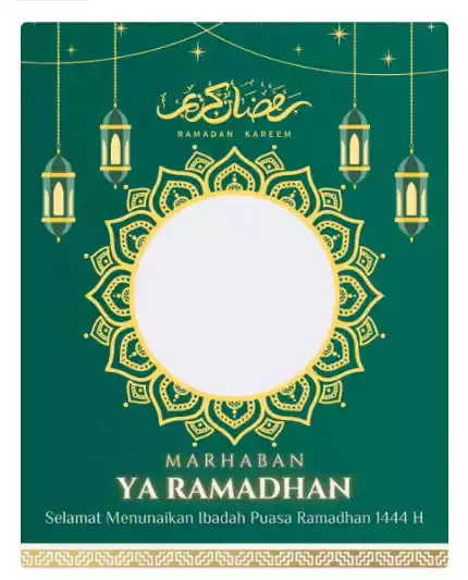 Twibbon Marhaban ya Ramadhan 6
