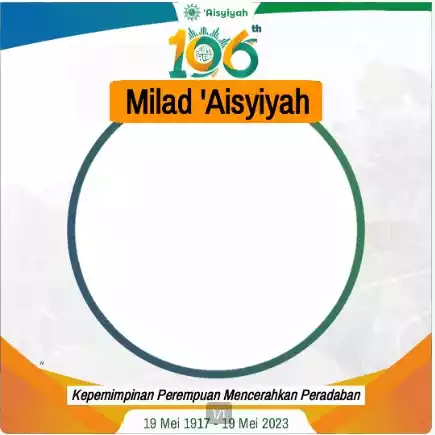 Twibbon Milad Aisyiyah 2023 1